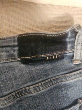 RISEN Medium Wash High-Rise Jeans